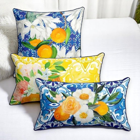 Throw Pillow set, Premium Double-Sided Cushion Covers (43x43 & 50x30 cm)