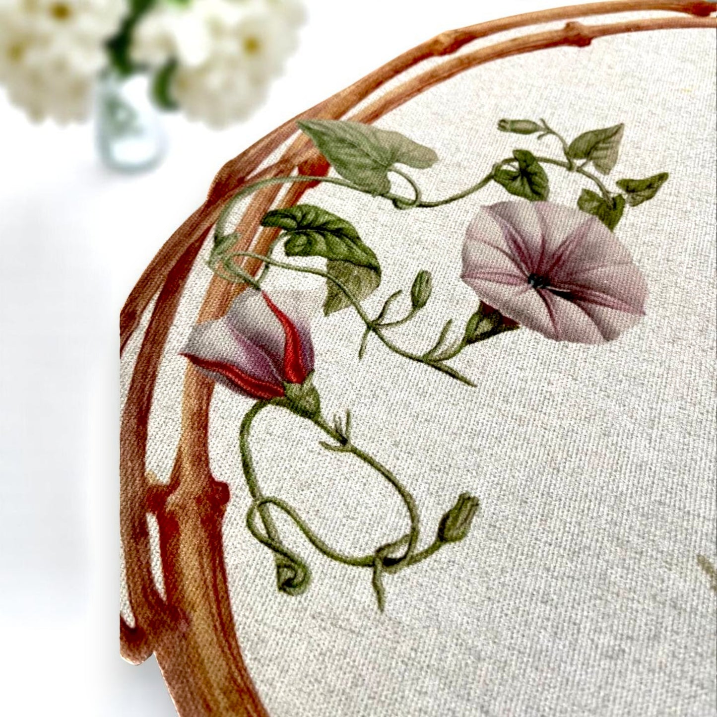 Set of 4 Apple Orchard Delight Placemat& Napkin and Napkin Ring Set- 3D-look print on high quality fabric