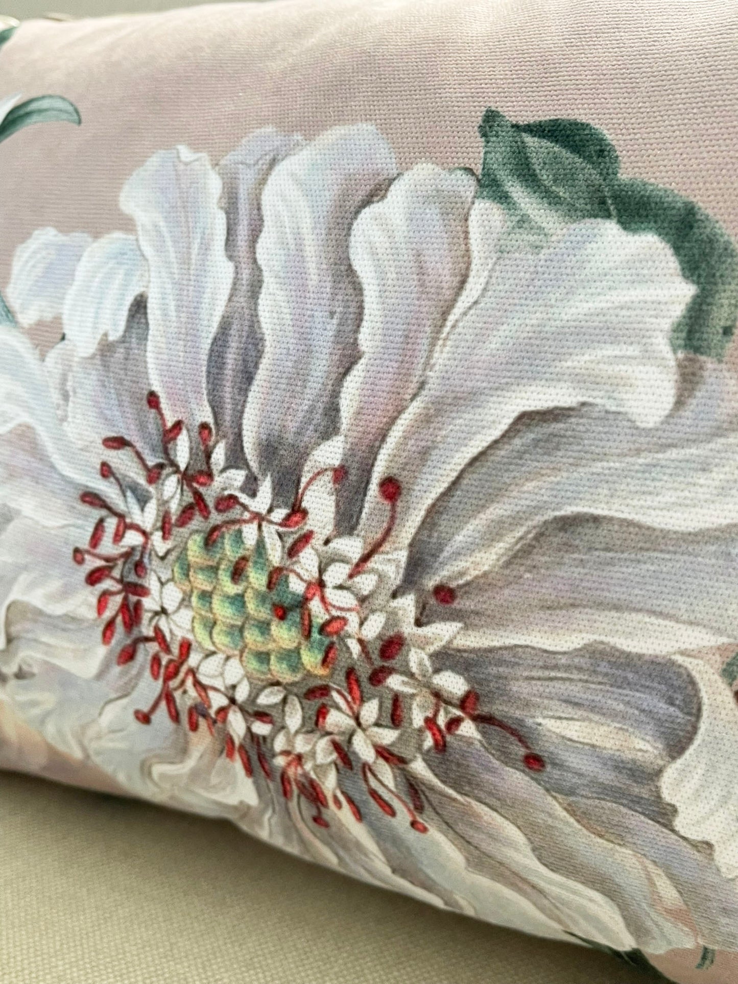 Double-Sided Indoor Outdoor Vintage Botanical Throw Pillow for Sofa Decor